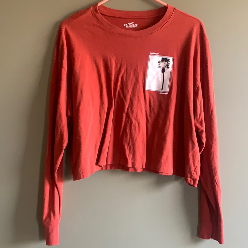 Hollister Long Sleeve Crop Top